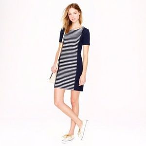 J. Crew Stripe Knit Shift Dress